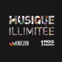 Deezer - 1 mois illimité<br/>